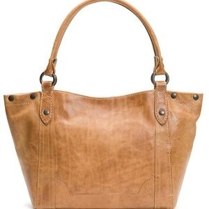 Frye Beige Leather Melissa Shoulder Bag